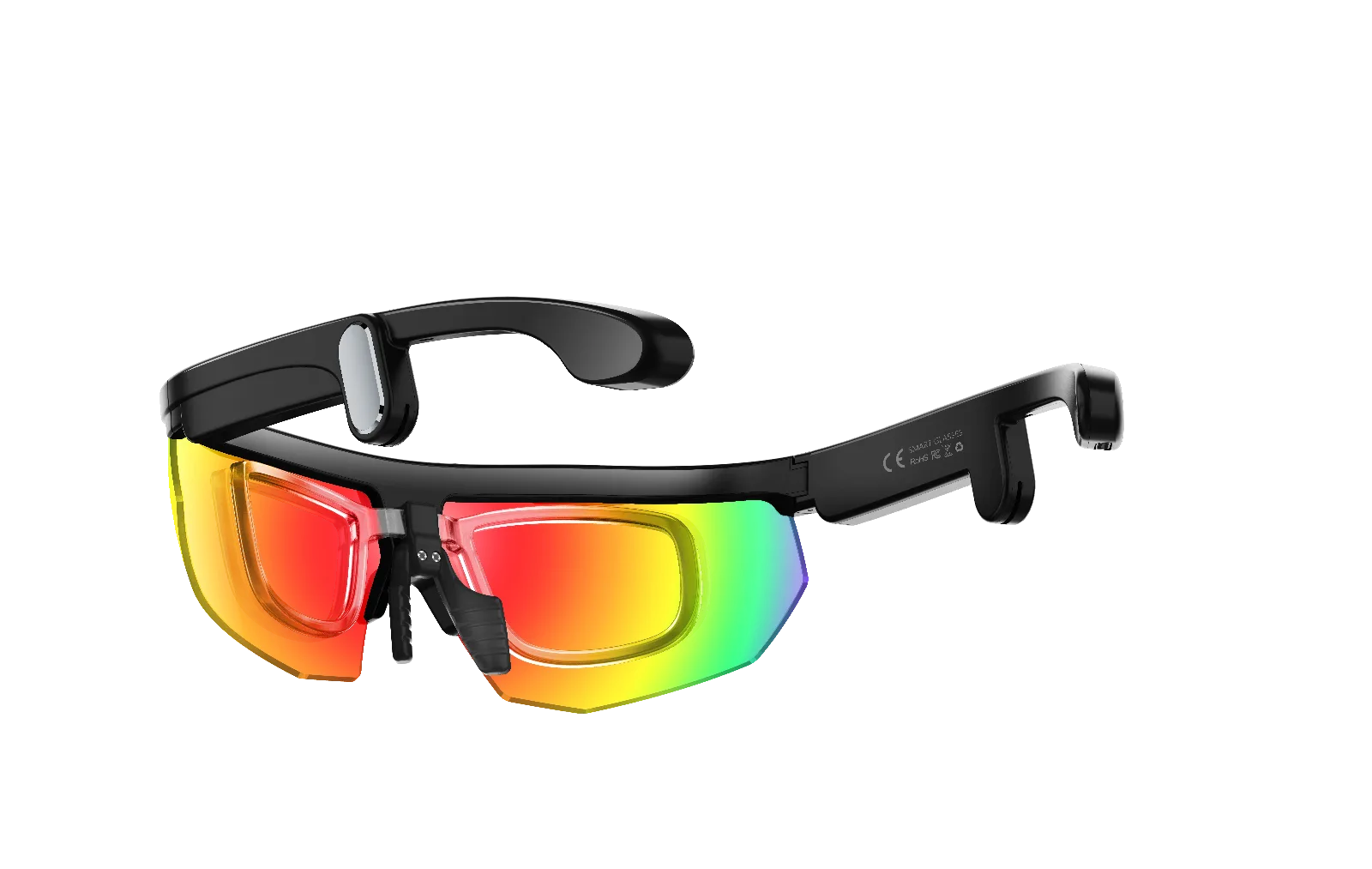 W640 AI Camera Glasses - 32MP, 6-Axis Gimbal, AI Translation