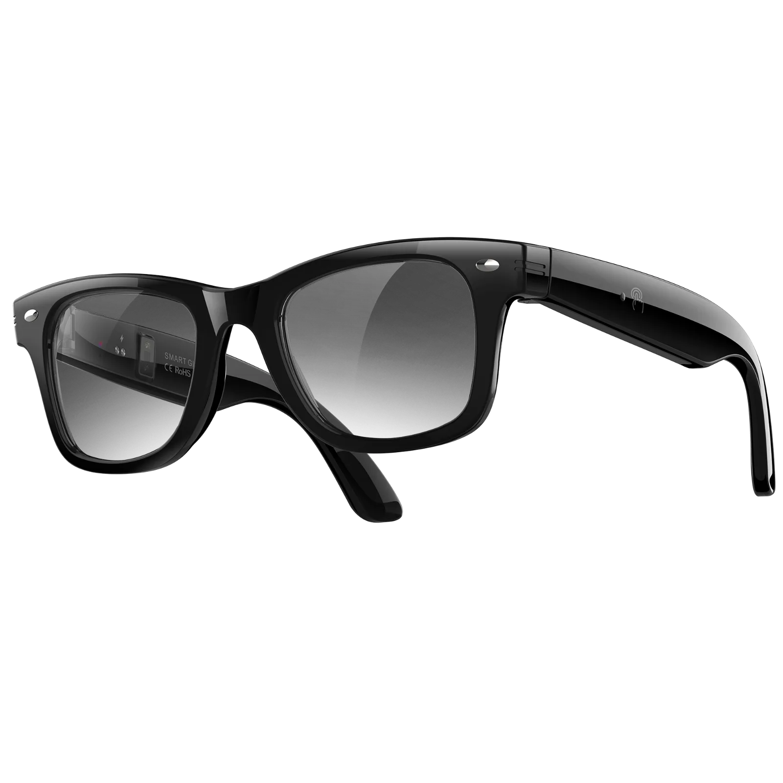 W300-UV Industry-First UV-Detection Heart Rate &amp;amp; Blood-Oxygen AI Smart Glasses_35 g Ultra-Light Outdoor Health Manager