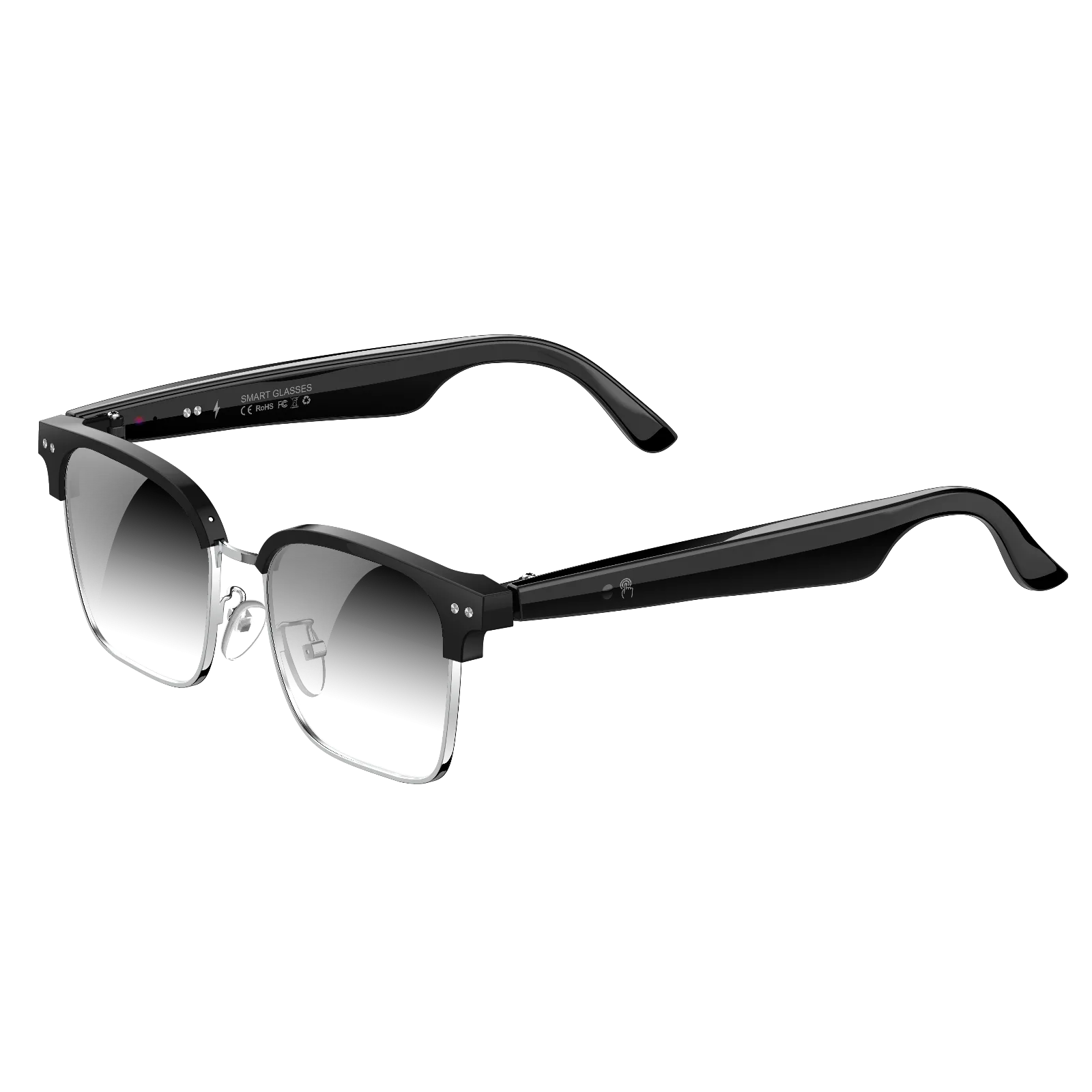 W100D AI-Enhanced Wireless Smart Glasses featuring Live Translation and Sophisticated Capabilities