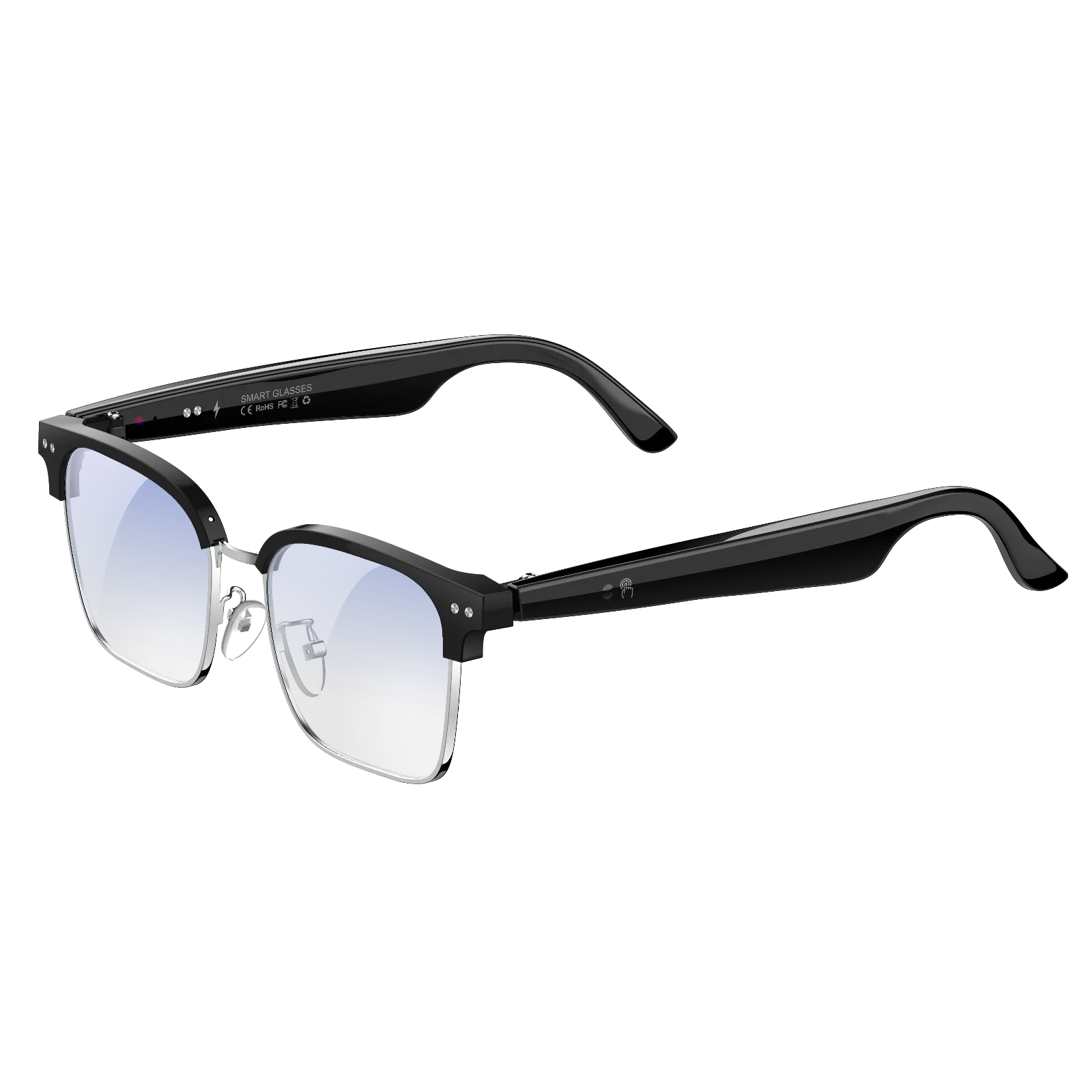 W100D AI-Enhanced Wireless Smart Glasses featuring Live Translation and Sophisticated Capabilities