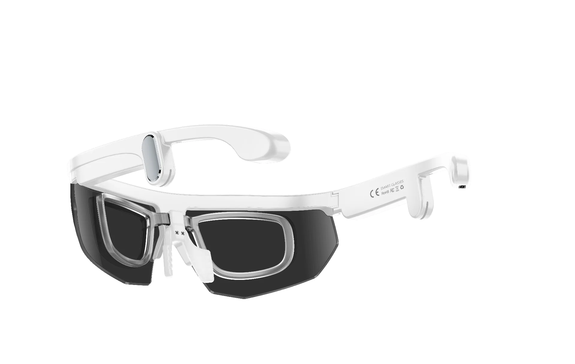 W640 AI Camera Glasses - 32MP, 6-Axis Gimbal, AI Translation