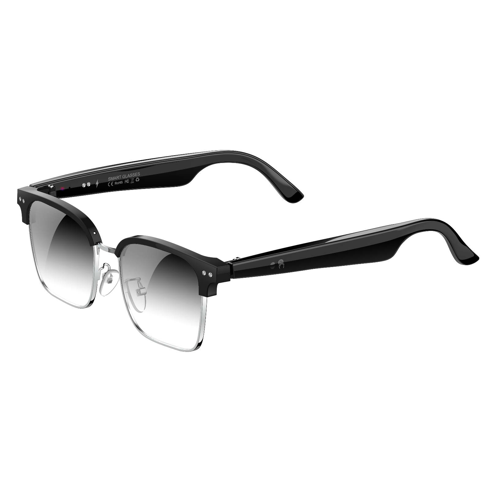 W100D AI-Enhanced Wireless Smart Glasses featuring Live Translation and Sophisticated Capabilities