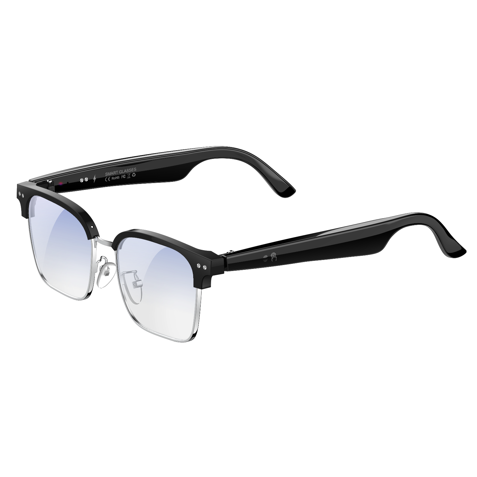 W100D AI-Enhanced Wireless Smart Glasses featuring Live Translation and Sophisticated Capabilities