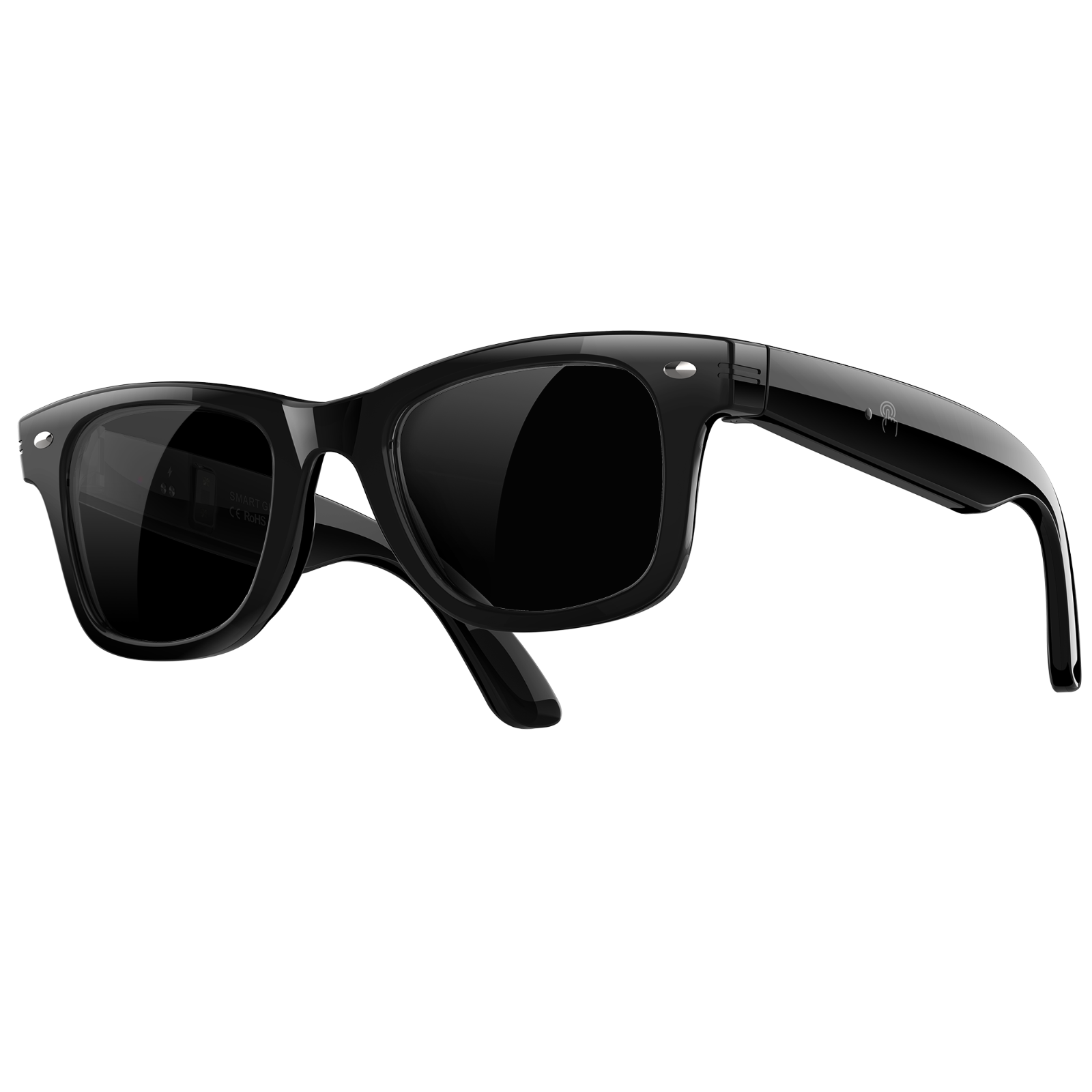 W300-UV Industry-First UV-Detection Heart Rate & Blood-Oxygen AI Smart Glasses_35 g Ultra-Light Outdoor Health Manager