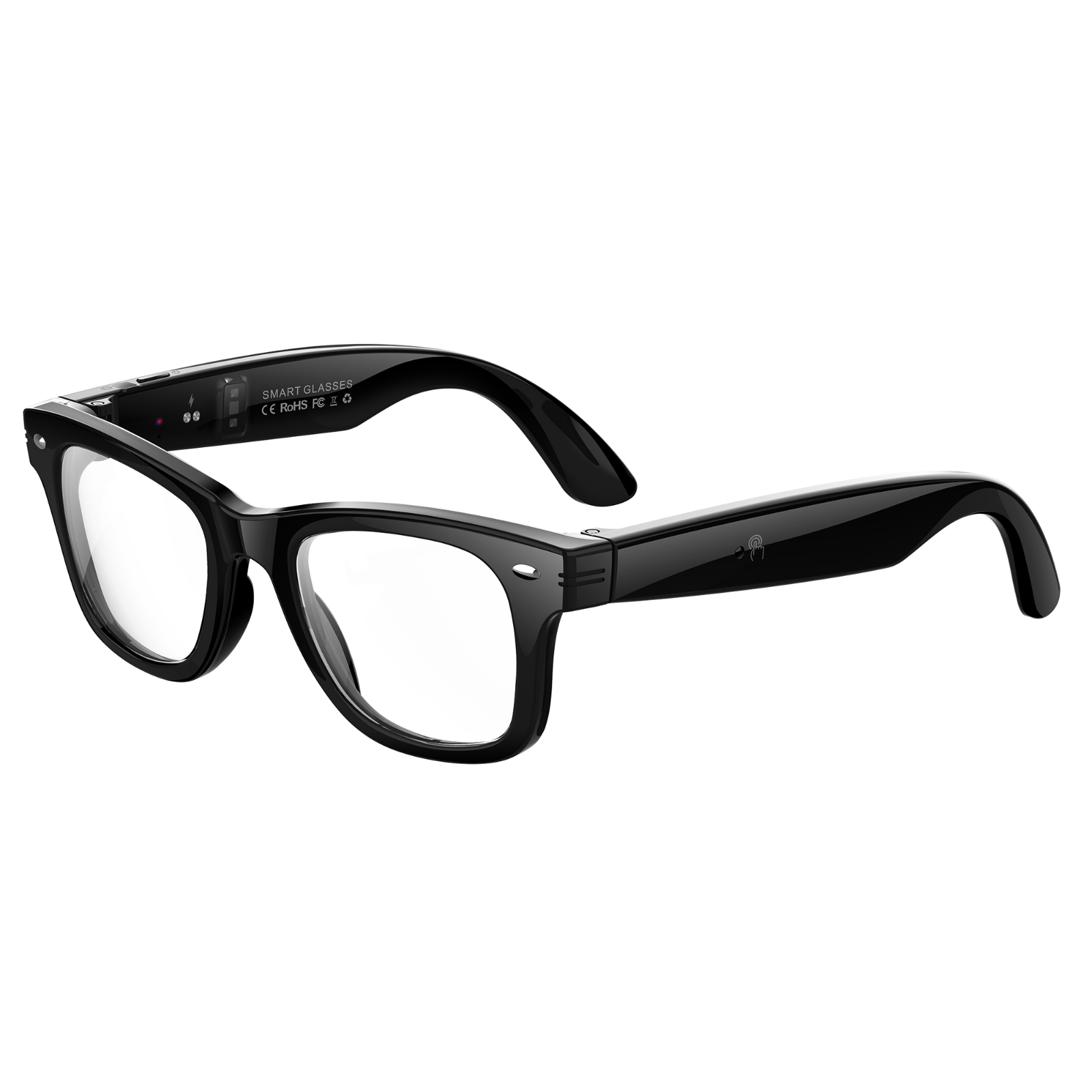 W300-UV Industry-First UV-Detection Heart Rate & Blood-Oxygen AI Smart Glasses_35 g Ultra-Light Outdoor Health Manager