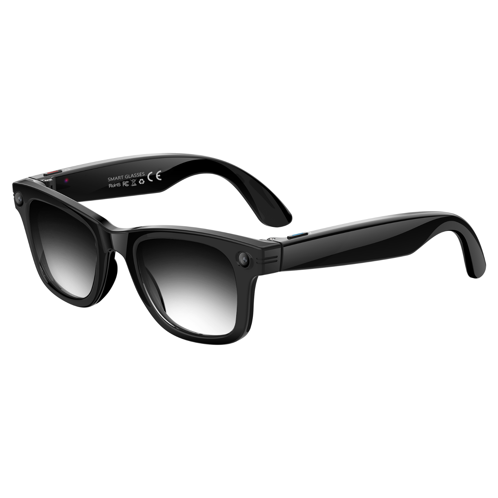 W620 All-in-One Replaceable Lens AI Camera Glasses, Slide-Touch, IP65 Waterproof, for Education/Adventure Shooting