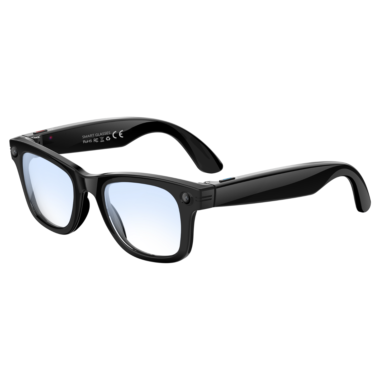 W620 All-in-One Replaceable Lens AI Camera Glasses, Slide-Touch, IP65 Waterproof, for Education/Adventure Shooting