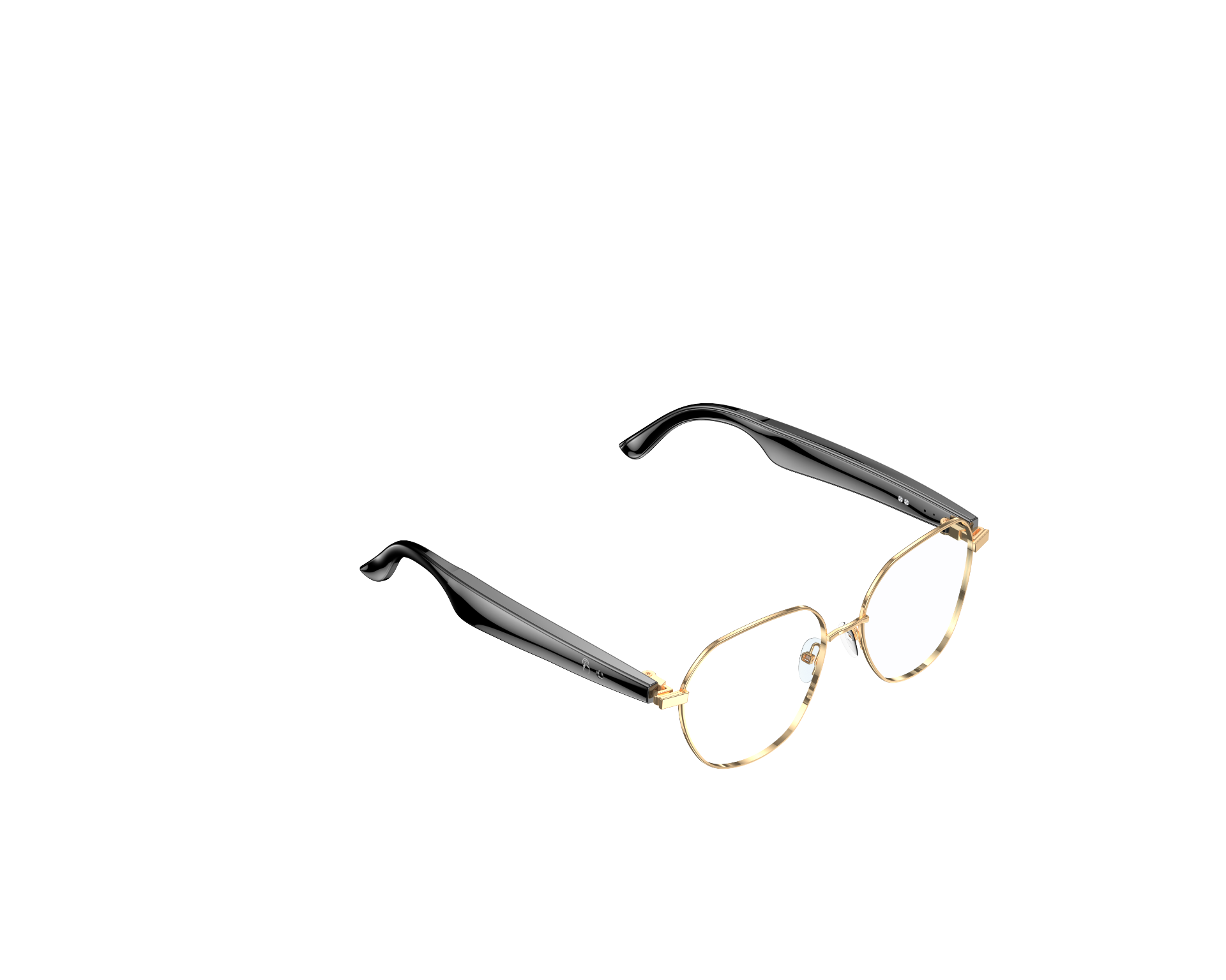 W100B AI Bluetooth Audio Call Fashion Smart Glasses with Real-Time Translation, Voice Notes, and Smart Features