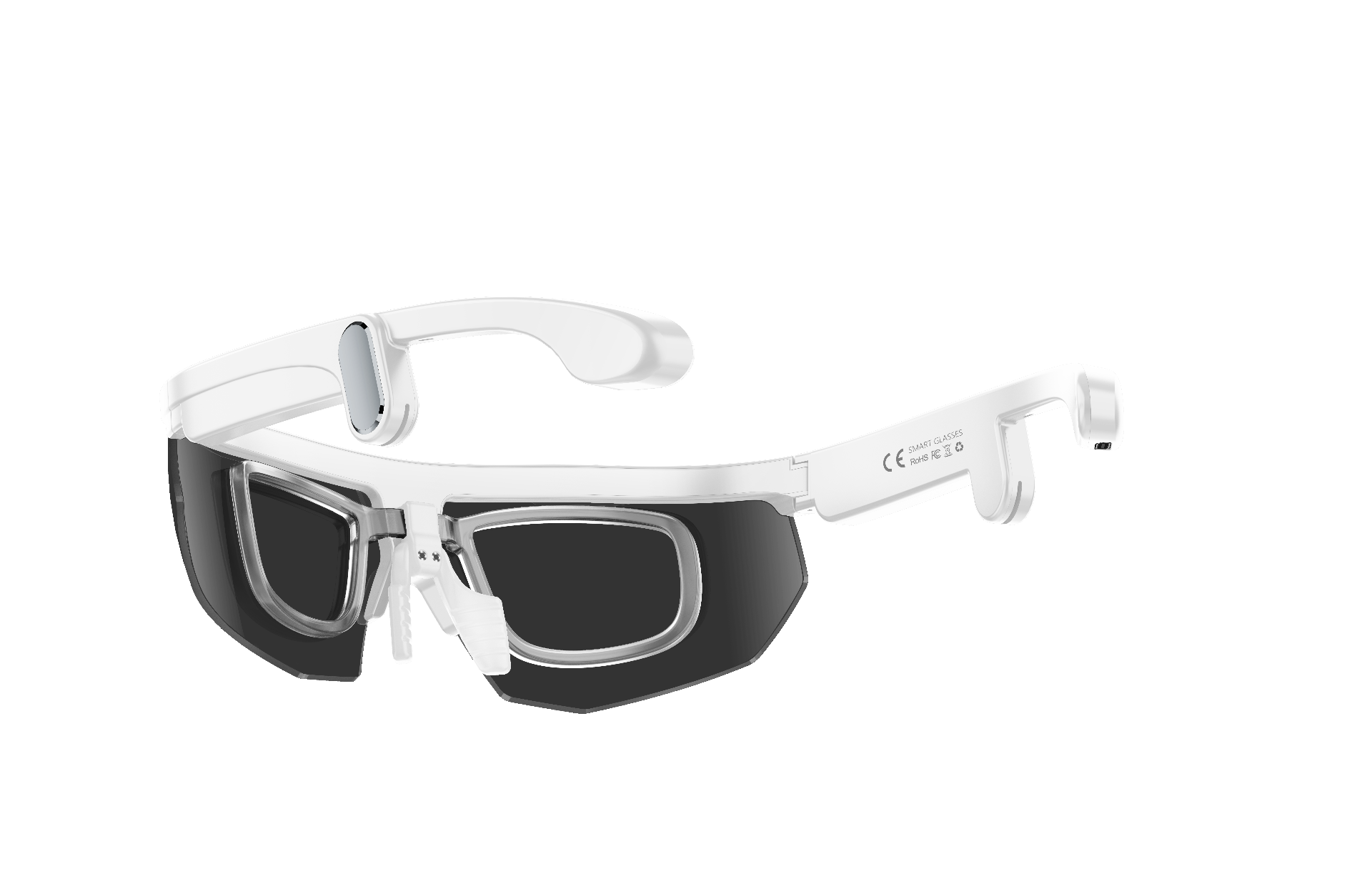 W640 32MP AI Camera Glasses, 6-Axis Gimbal+EIS, AI Translation, Wi-Fi Transfer, 35g, IP66, Bluetooth, 290mAh